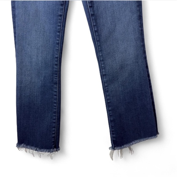 MOTHER The Insider Crop Step Fray Jeans Home Movies Size 26 - Picture 6 of 9